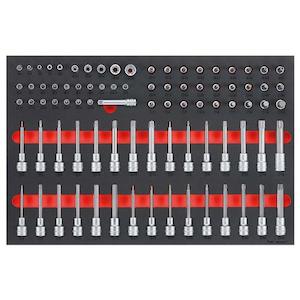 Teng 85pc 1/4,3/8 & 1/2in Dr. Spec Socket Set (EVA)