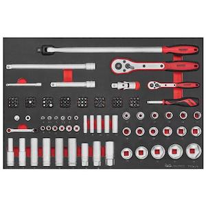 Sockets: Teng 126pc Socket Set 1/4 & 1/2in Dr. (EVA)