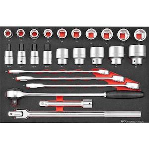 Teng 25pc Metric 6-Point Socket & Spanner Set