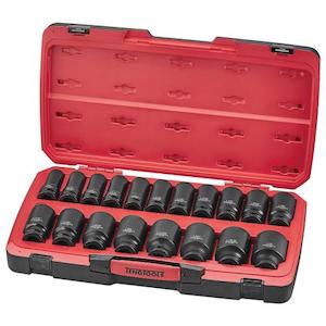 Sockets: Teng 21pc 3/4in Dr. AF Deep Impact Socket Set 6-Pnt