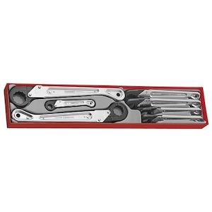 Spanners: Teng 7pc Quick Ring Rat Span Set 13-32mm - TTX-Tray