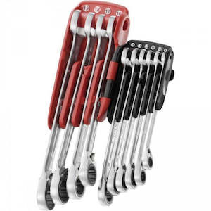 New Arrivals: Facom ROE Wrench Ratchet Set 8 - 19mm 10Pce In Clip On Case Facom 467B.JP10