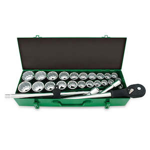 New Arrivals: Toptul Socket Set 3/4" Drive 22-50mm 7/8"-2" Comb 26Pce 12Point Toptul