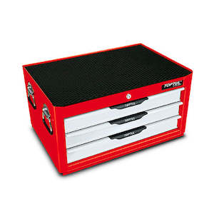 Roller Cabinets: Toptul Tool Chest 3 Drawer Red 687x459x360mm Toptul TBAD0302