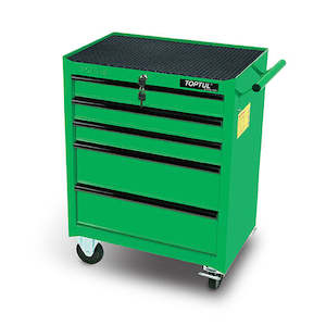 Roller Cabinets: Toptul Tool Cabinet 5 Drawer Mobile 3xSmall 2xLarge Draws 569x340x769mm Toptul TCAB0501