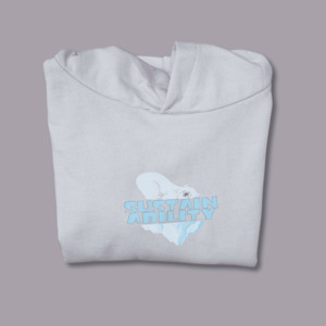 Printed Hooded Sweatshirt Off-White