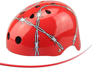 Barbed Wire Bike Helmet
