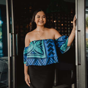 Koko Pacifc Ladies Off Shoulder Top Manono