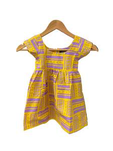 Eveni Kids Girls Midi Dress Harmony Citrus