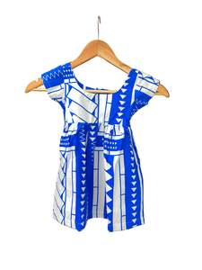 Eveni Kids Girls Midi Dress Lyrical Blue