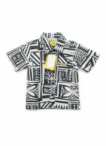 Eveni Pacific Boys Classic Elei Shirt - Chill Charcoal