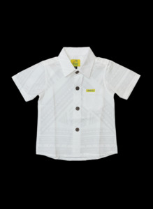 Eveni Pacific Boys Classic Elei Shirt - Opulent White