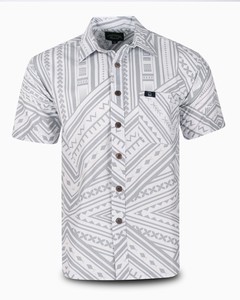 Eveni Pacific Men's Classic Elei Shirt - Cactus Brown