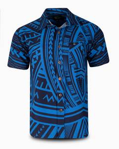 Eveni Pacific Men's Classic Elei Shirt - Boba Navy