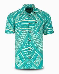 Eveni Pacific Men's Classic Elei Shirt - KJ Green