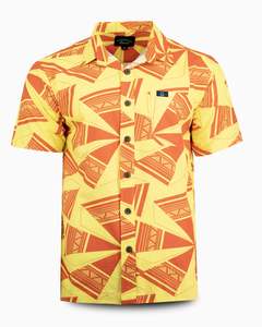 Eveni Pacific Men's Classic Shirt - Summer Yellow