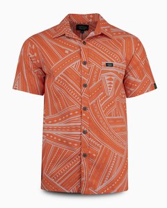 Eveni Pacific Men's Classic Shirt - Mango Tango
