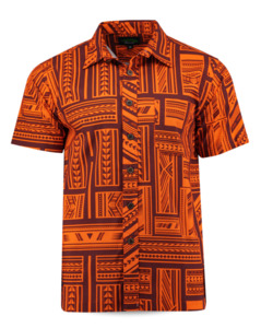 Eveni Pacific Men's Classic Shirt - Sunset Orange