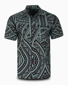 Eveni Pacific Men's Classic Elei Shirt - Knight Green