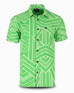 Eveni Pacific Men's Classic Elei Shirt - Green Park