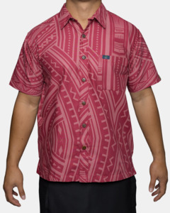 Eveni Pacific Men's Classic Elei Shirt - Bishop Blush