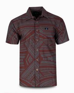 Eveni Pacific Men's Classic Elei Shirt - Fruity Brown
