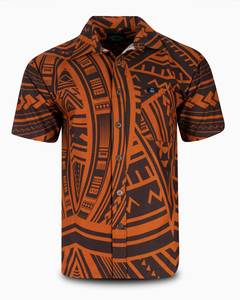 Eveni Pacific Men's Classic Elei Shirt - Matcha Mocha