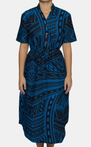 Eveni Pacific Ladies Nora Dress - Luko Blue