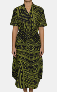 Eveni Pacific Ladies Nora Dress - Yellow Tail