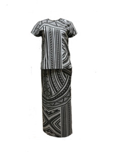 Eveni Pacific Ladies Puletasi Set - Louis Lavender