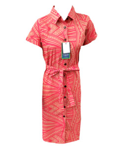 Eveni Pacific Ladies Emma Shirt Dress - Mount Pink