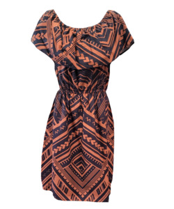 Eveni Pacific Ladies Bardot Dress - Kalala Kava