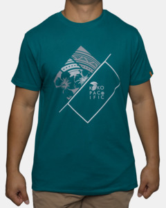 Koko Pacific Tees Classic Fit - Afiamalu Emerald