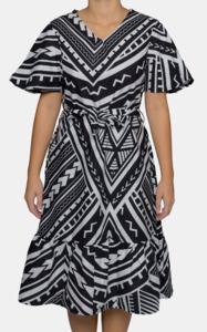 Eveni Pacific Ladies Ula Dress - Treasure Garden Coal