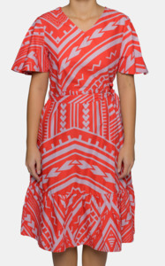 Eveni Pacific Ladies Ula Dress - Jekyll Coral
