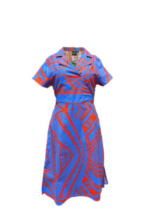 Eveni Pacific Ladies Kate Wrap Dress - Tipsy Blue