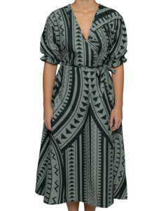 Eveni Pacific Ladies Julia Maxi Dress - Visa Green