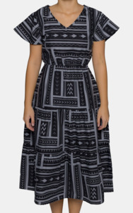 Eveni Pacific Ladies Leilani Dress - Licorice Black