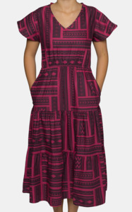 Eveni Pacific Ladies Leilani Dress - Cherry Sherbet