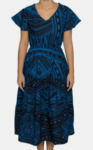 Eveni Pacific Ladies Leilani Dress - Luko Blue