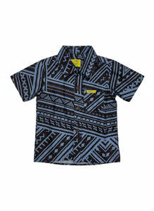 El By Ep Shirts S S Vailima: Eveni Pacific Boys Classic Elei Shirt - Stampede Brown