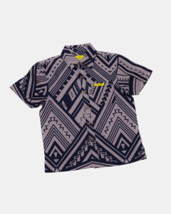 Eveni Pacific Boys Classic Elei Shirt - Ale Blue