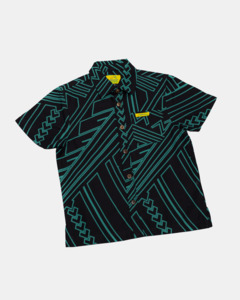 Eveni Pacific Boys Classic Elei Shirt - Vaea Teal