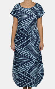 Eveni Pacific Ladies Kendall Maxi Dress - Navy Light