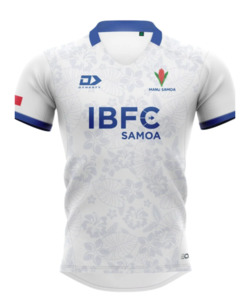 Manu Samoa Men's Replica Away Jersey White