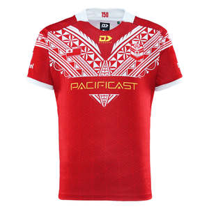 2025 Tonga Rugby League Men's Replica Home Jersey Red