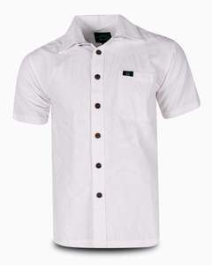 Eveni Pacific Men's Classic Elei Shirt - Sail White Wax