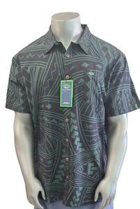 Eveni Pacific Men's Classic Elei Shirt - Hike Black
