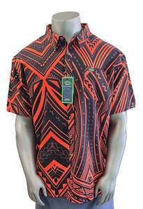 Eveni Pacific Men's Classic Elei Shirt - Red Card