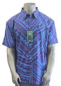 Eveni Pacific Men's Classic Elei Shirt - Kidnapped Blue